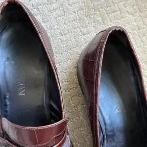 Armani Alligator Men’s Brown Leather Slip-ons size 44 (US 10) Giorgio Armani | Shoes | Armani Alligator Mens Brown Leather  main image 2
